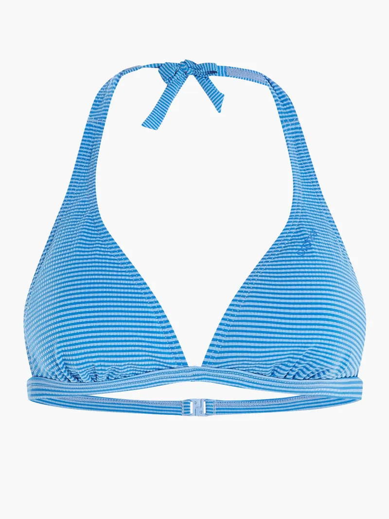 Protest Mixalysa Halter Neck Bikini Top Havasublue-3